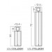 BOLLARDS KUBS LED 350MM